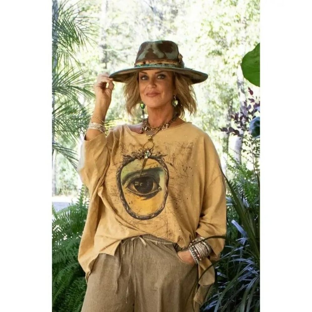 Jaded Gypsy Be Free Eye See You Top NEW